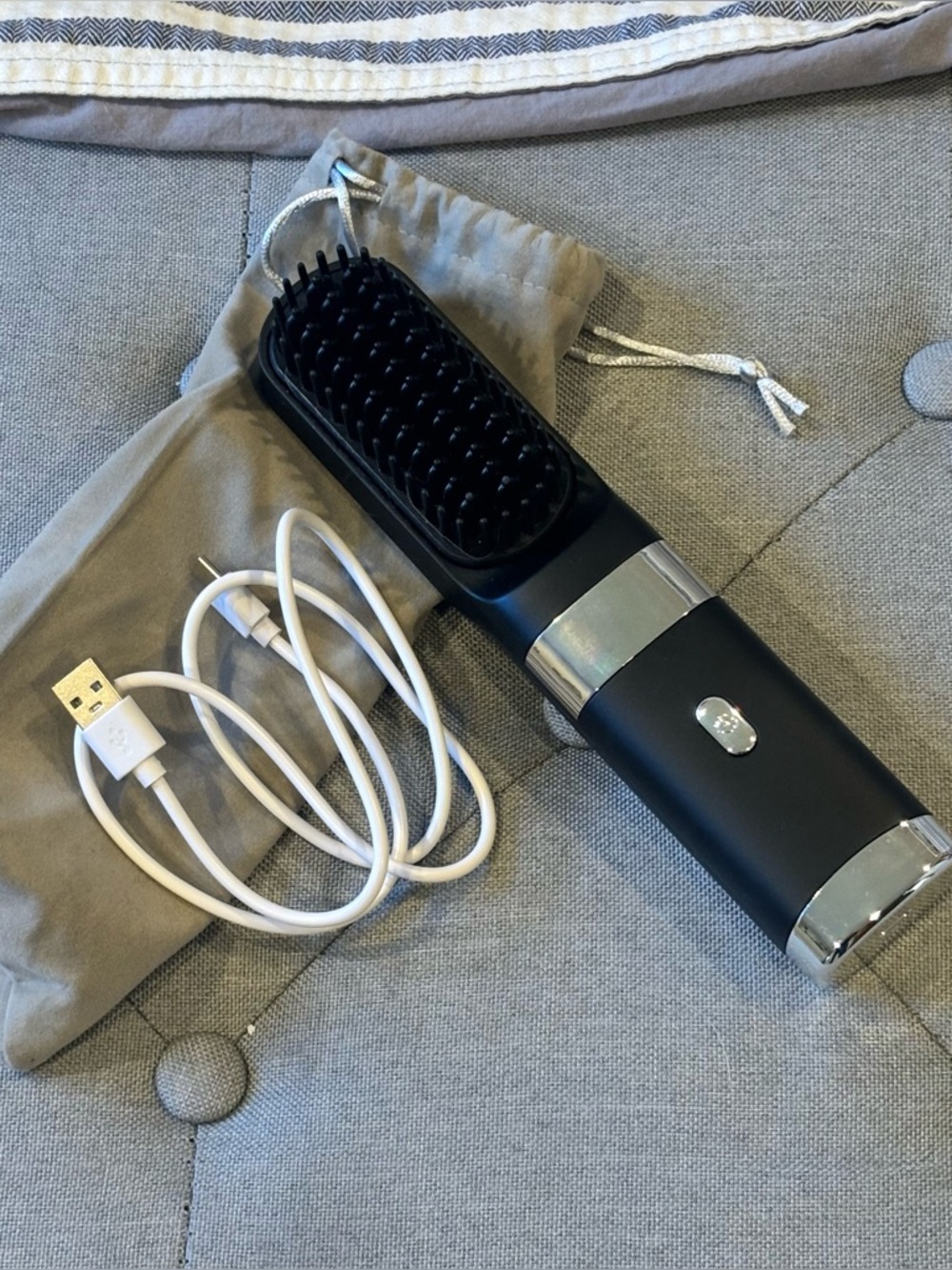 Cordless Heated Hair Straightening Brush